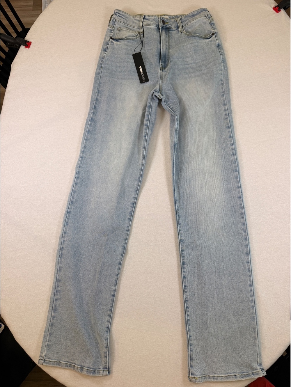 NWT Fashion Nova Tall Can't You Relax Straight Jeans 11